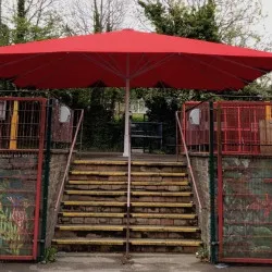 High performance parasols 8x6m High Performance Umbrellas for Schools and Universities