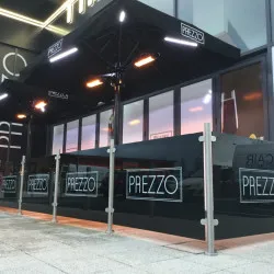 Keep customers warm and cozy with Aztec's unique heat kit Giant Heated Parasols