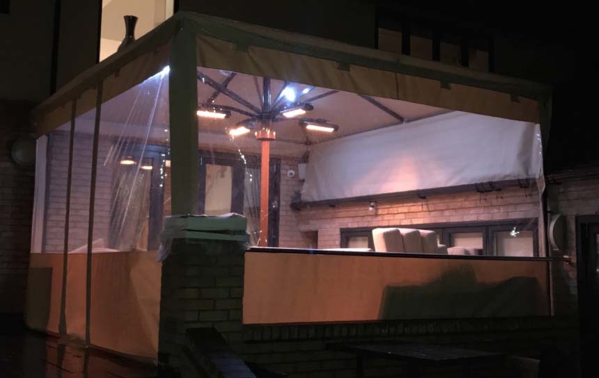 Umbrella Side Curtains