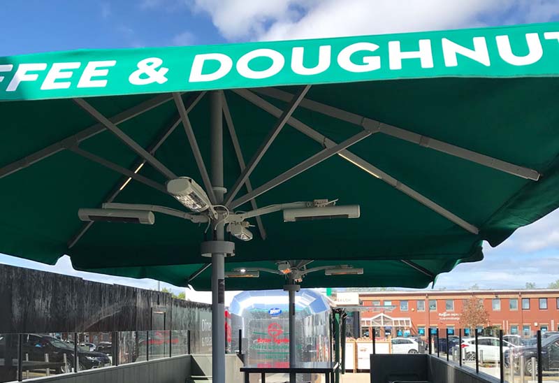 Dunkin Coffee & Doughnuts Umbrella by Aztec